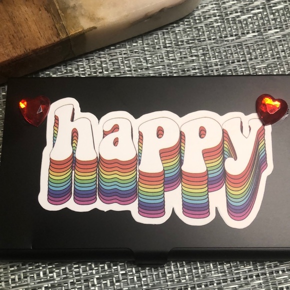 #48 😃🖤Happy Groovy Business Card Holder🖤😃 - Picture 6 of 14